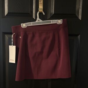 Lululemon Burgundy Skirt